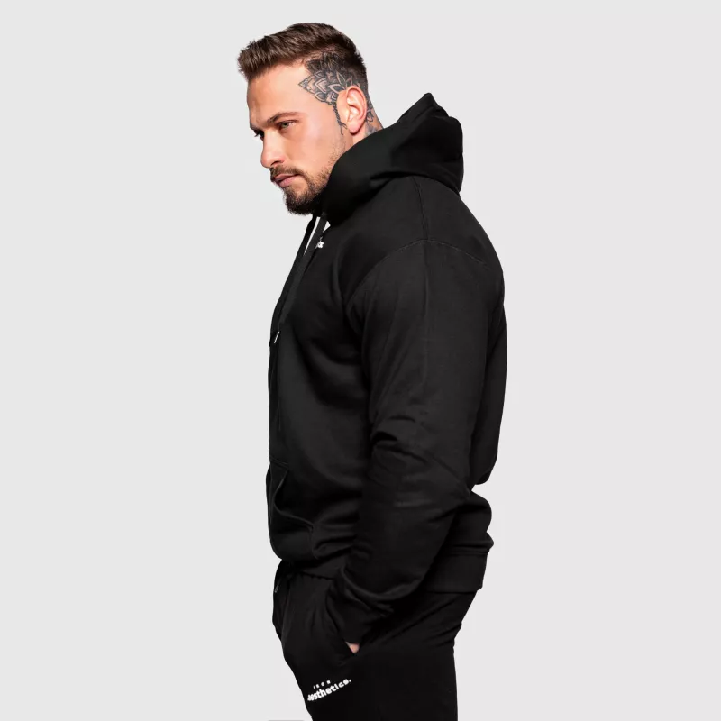 Oversize pulóver Iron Aesthetics Cozy, fekete-4