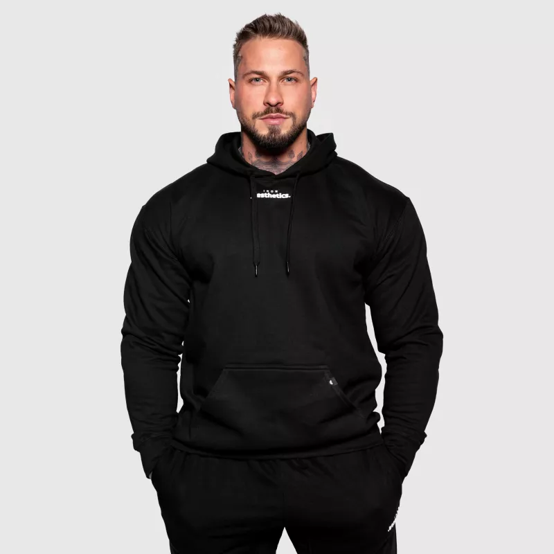 Oversize pulóver Iron Aesthetics Cozy, fekete-1