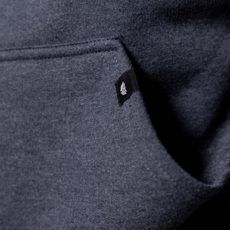 Oversize pulóver Iron Aesthetics Cozy, szürke · záber 7