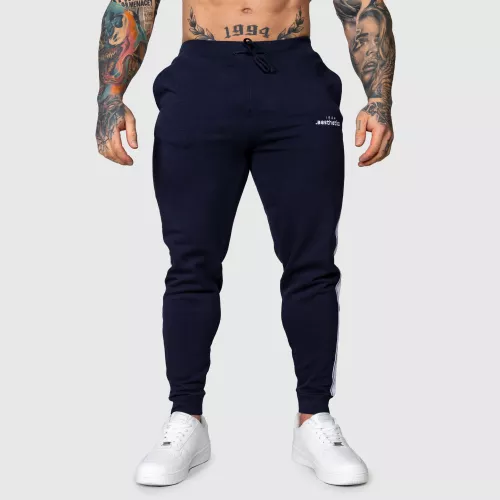 Jogger melegítőnadrág Iron Aesthetics Strips, navy