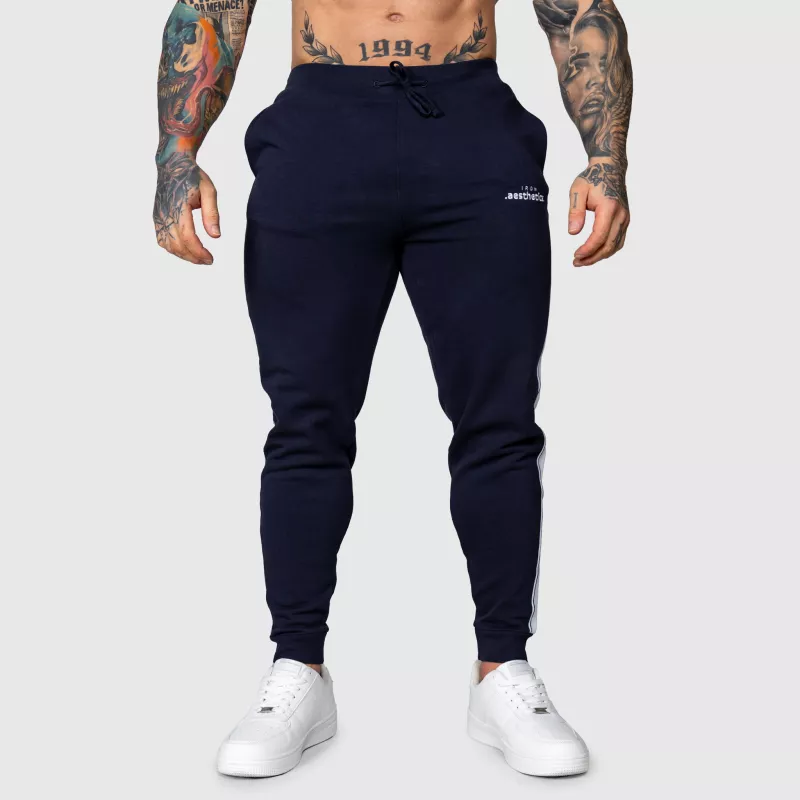 Jogger melegítőnadrág Iron Aesthetics Strips, navy-2