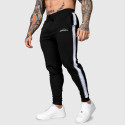 Jogger melegítőnadrág Iron Aesthetics Strips, fekete