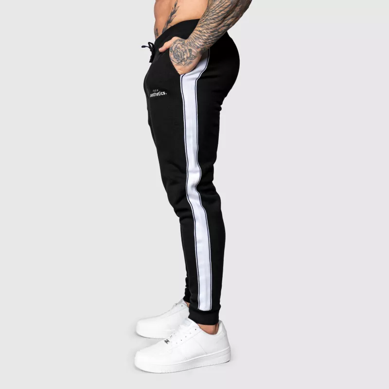Jogger melegítőnadrág Iron Aesthetics Strips, fekete-7