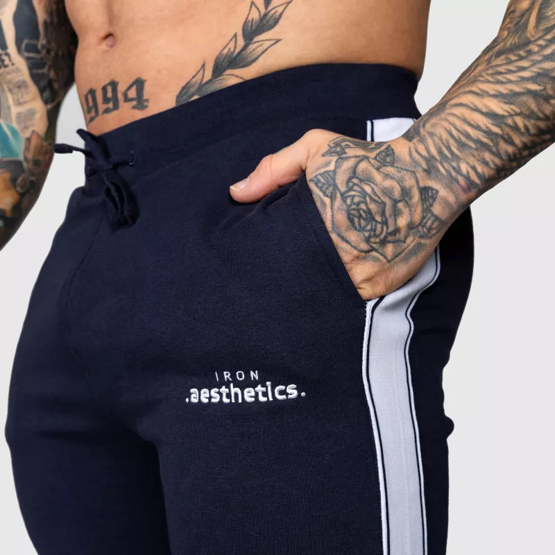 Jogger melegítőnadrág Iron Aesthetics Strips, navy-9