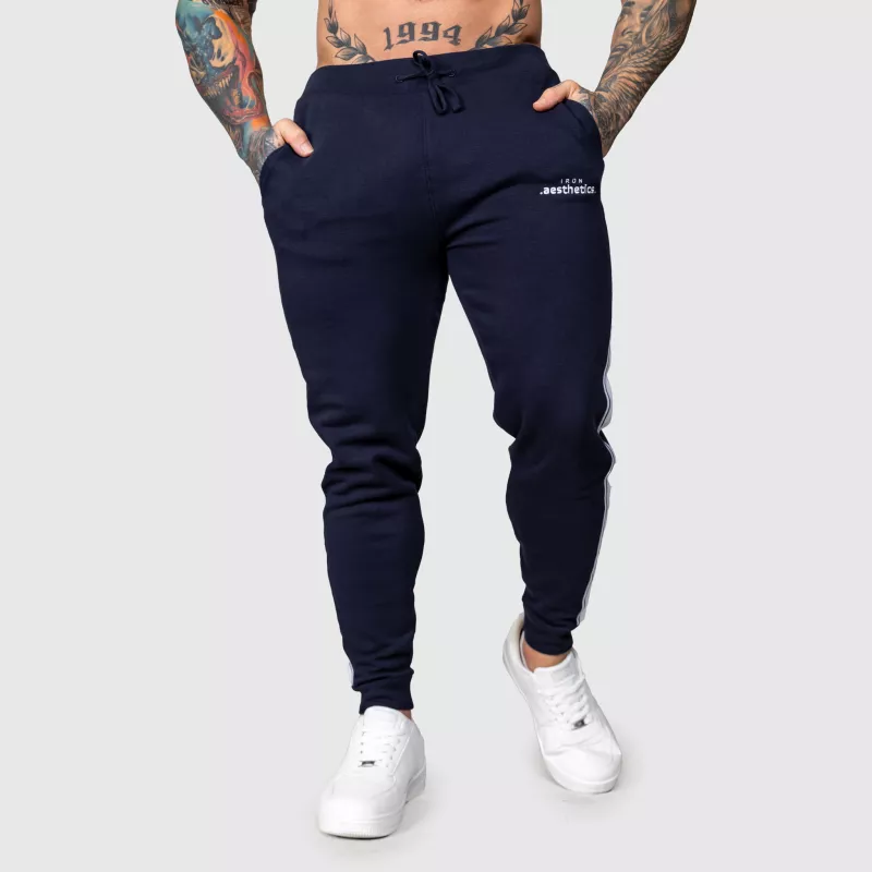 Jogger melegítőnadrág Iron Aesthetics Strips, navy-8