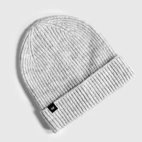 Klasszikus kötött sapka Iron Aesthetics Snug, szürke
