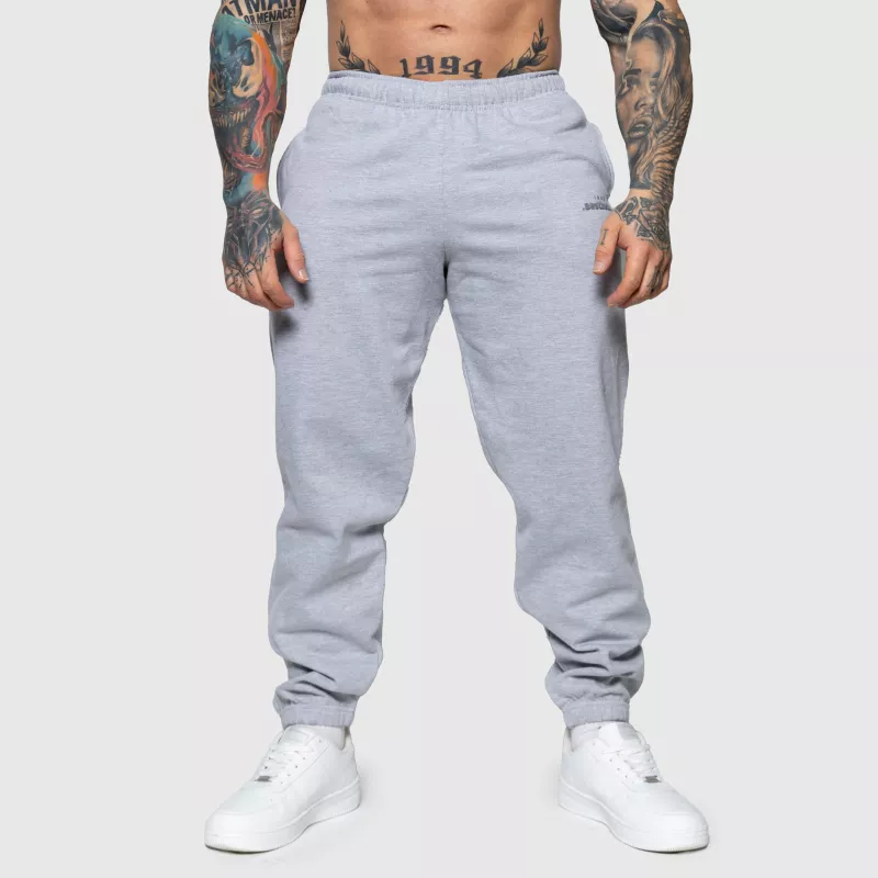 Oversized melegítőnadrág Iron Aesthetics Relaxed, szürke-4