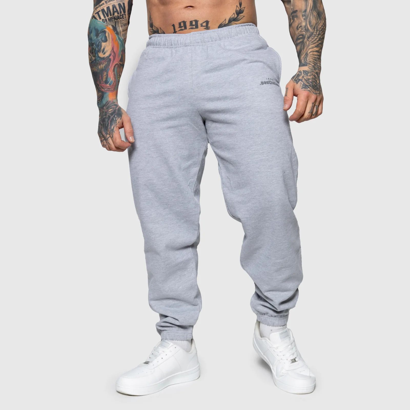 Oversized melegítőnadrág Iron Aesthetics Relaxed, szürke-1