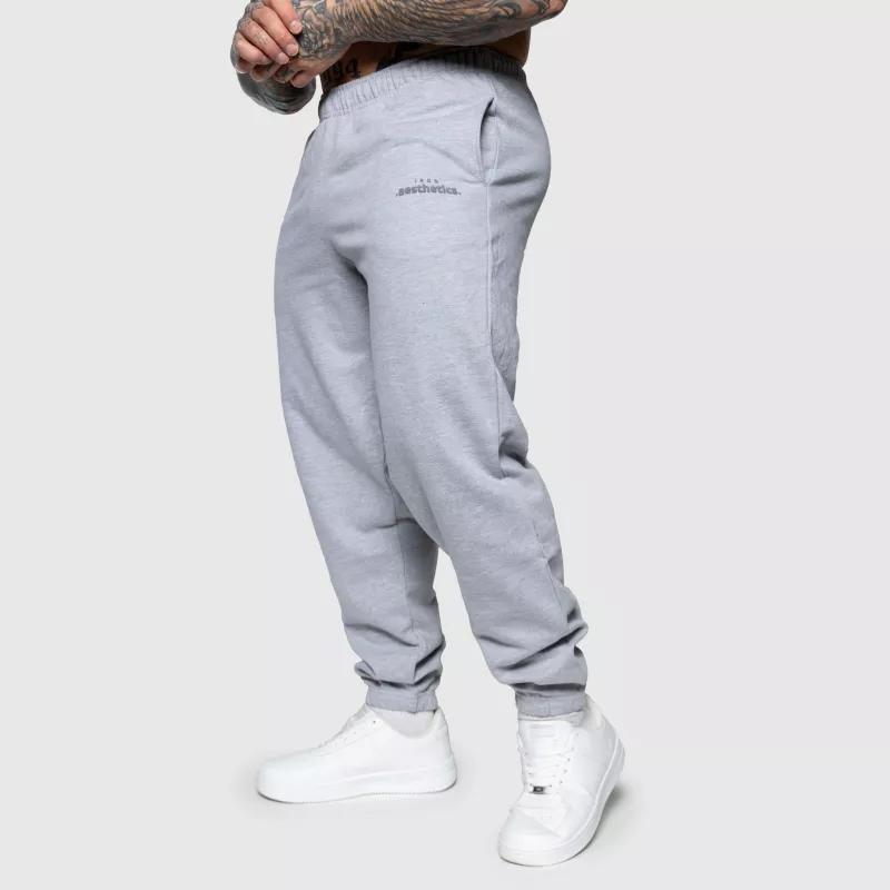 Oversized melegítőnadrág Iron Aesthetics Relaxed, szürke-7