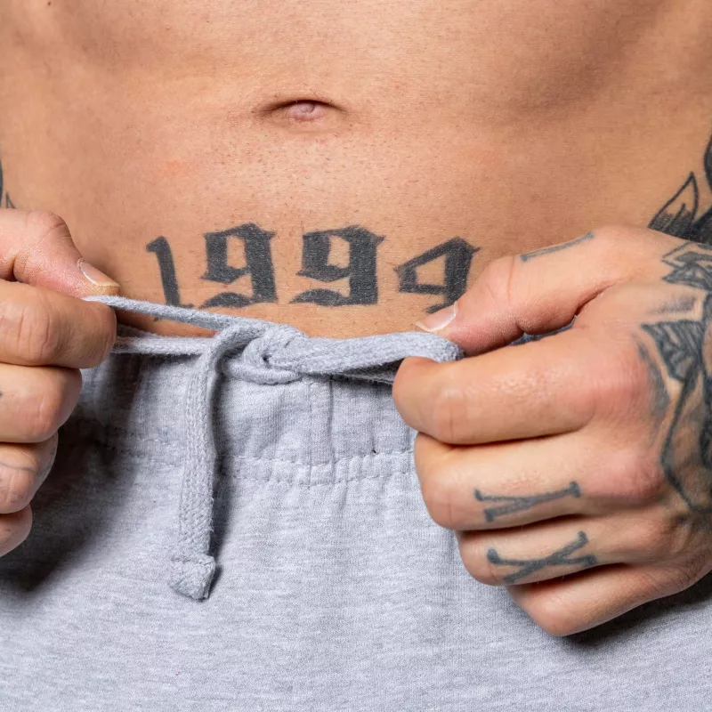 Oversized melegítőnadrág Iron Aesthetics Relaxed, szürke-9