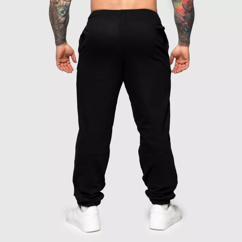 Oversized melegítőnadrág Iron Aesthetics Relaxed, fekete-6