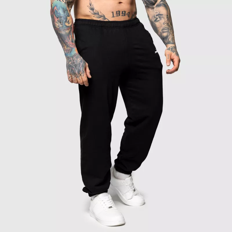 Oversized melegítőnadrág Iron Aesthetics Relaxed, fekete-7