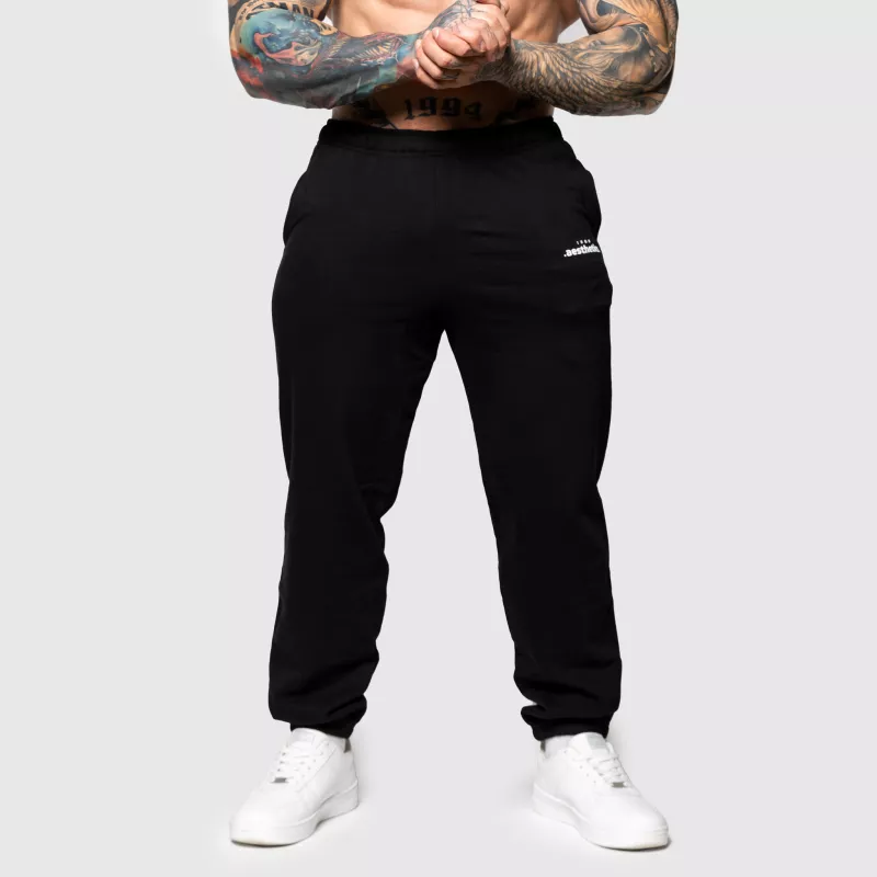 Oversized melegítőnadrág Iron Aesthetics Relaxed, fekete-8