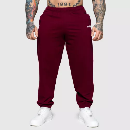 Oversized melegítőnadrág Iron Aesthetics Relaxed, bordó