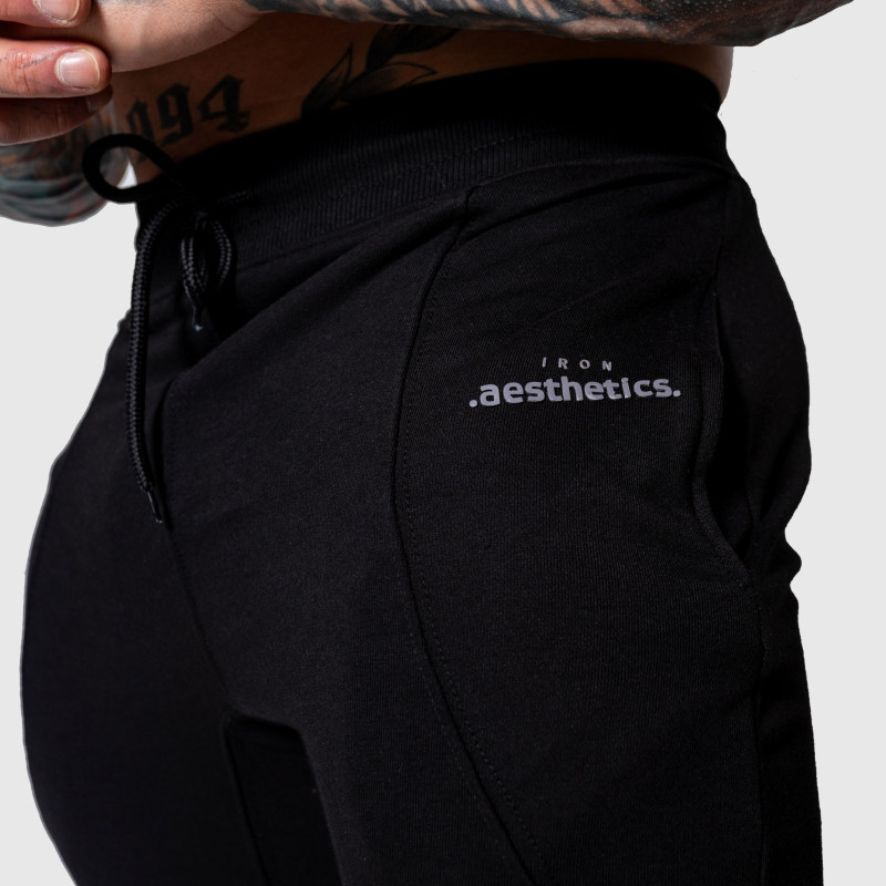 Férfi sportos melegítőnadrág Iron Aesthetics Flexi, fekete · záber 8