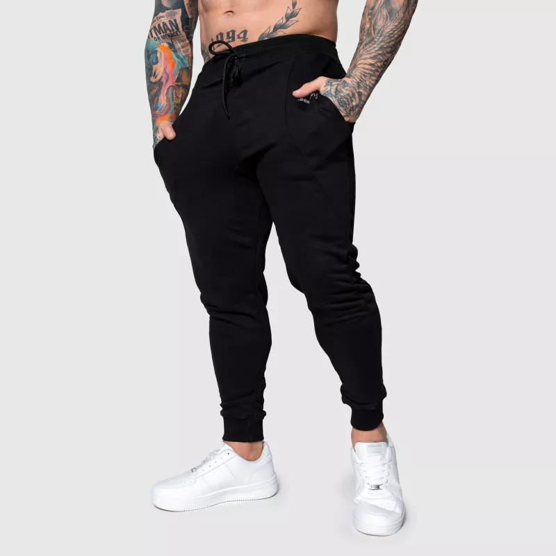 Férfi sportos melegítőnadrág Iron Aesthetics Flexi, fekete-4
