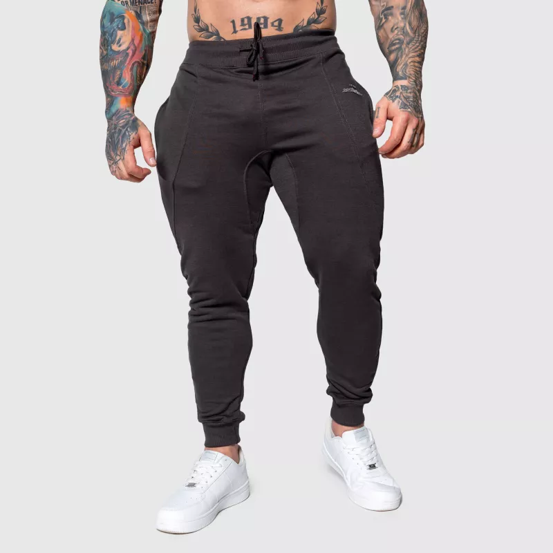 Férfi sportos melegítőnadrág Iron Aesthetics Flexi, sötétszürke-2