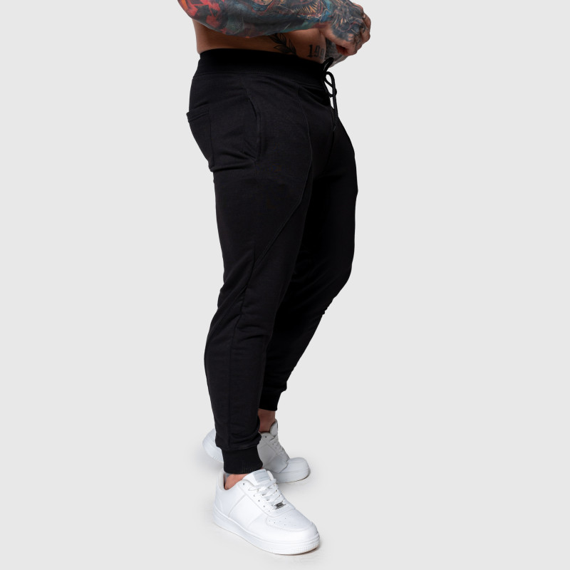 Férfi sportos melegítőnadrág Iron Aesthetics Flexi, fekete · záber 6