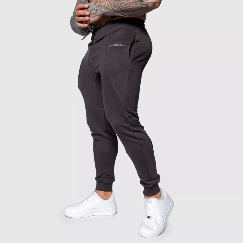 Férfi sportos melegítőnadrág Iron Aesthetics Flexi, sötétszürke-3