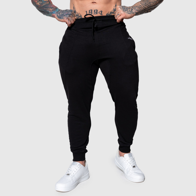 Férfi sportos melegítőnadrág Iron Aesthetics Flexi, fekete · záber 7
