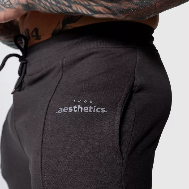 Férfi sportos melegítőnadrág Iron Aesthetics Flexi, sötétszürke-8