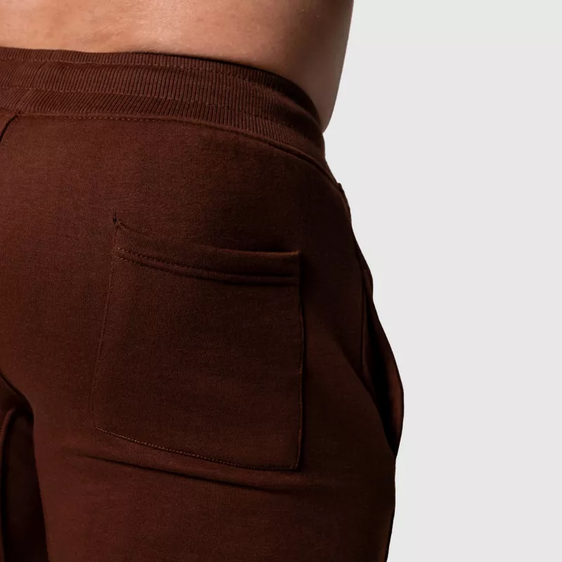 Férfi sportos melegítőnadrág Iron Aesthetics Flexi, barna-9