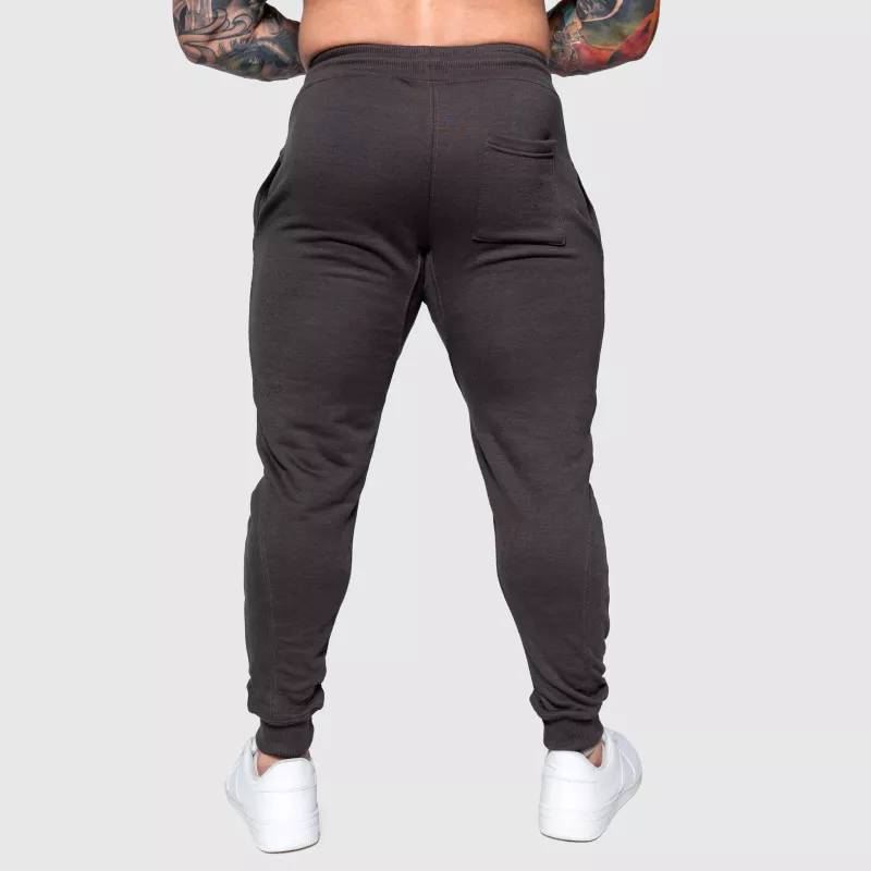 Férfi sportos melegítőnadrág Iron Aesthetics Flexi, sötétszürke-4