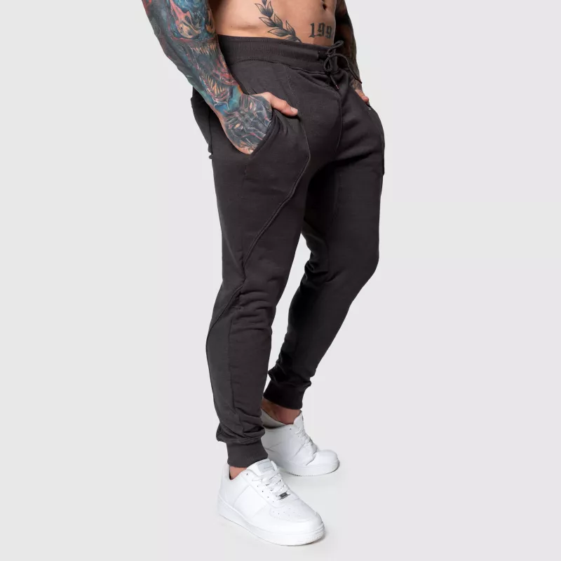 Férfi sportos melegítőnadrág Iron Aesthetics Flexi, sötétszürke-6