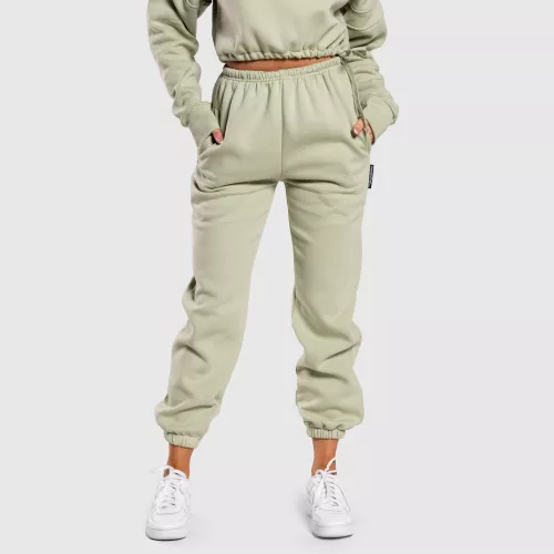 Női oversized melegítőnadrág Iron Aesthetics Simone, zöld