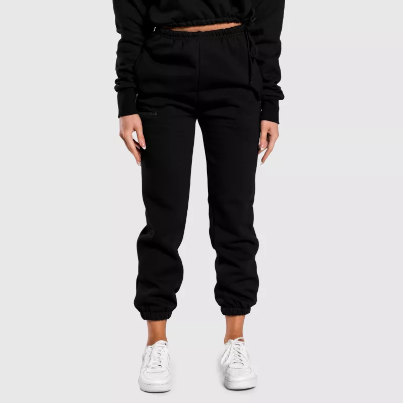 Női oversized melegítőnadrág Iron Aesthetics Simone, fekete-2