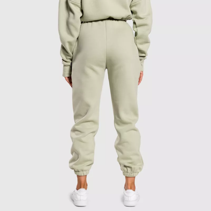Női oversized melegítőnadrág Iron Aesthetics Simone, zöld-4