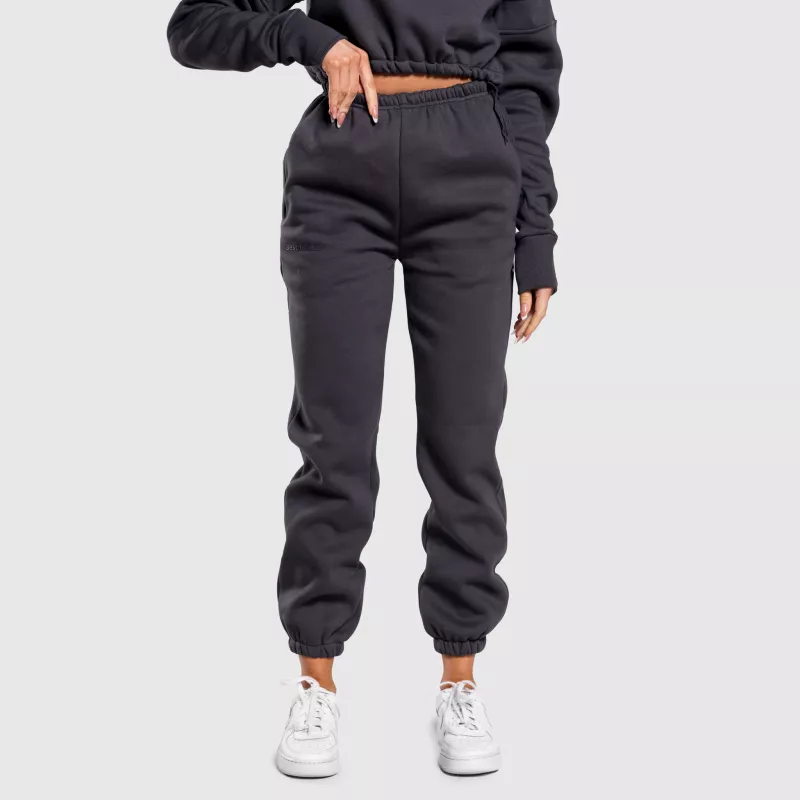 Női oversized melegítőnadrág Iron Aesthetics Simone, szürke-2