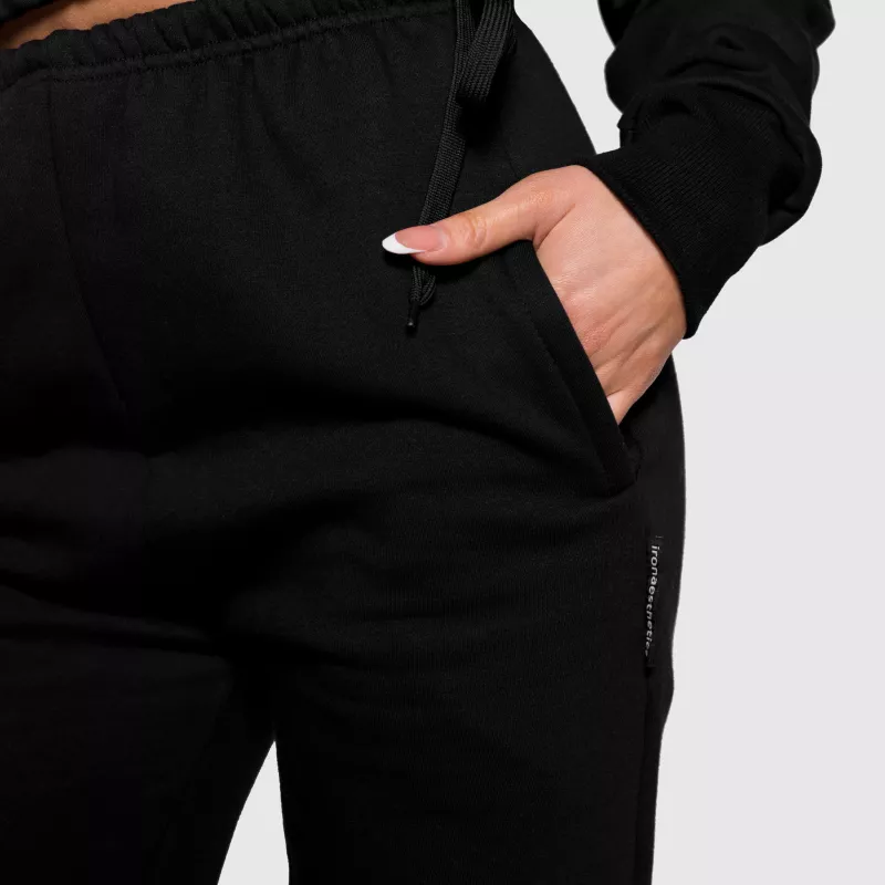 Női oversized melegítőnadrág Iron Aesthetics Simone, fekete-8