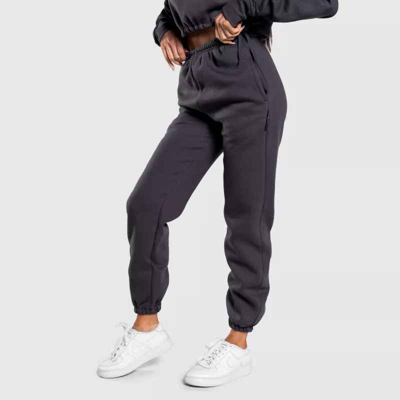 Női oversized melegítőnadrág Iron Aesthetics Simone, szürke-3