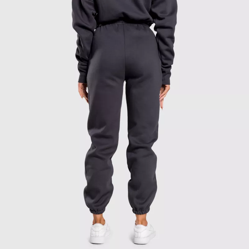 Női oversized melegítőnadrág Iron Aesthetics Simone, szürke-4