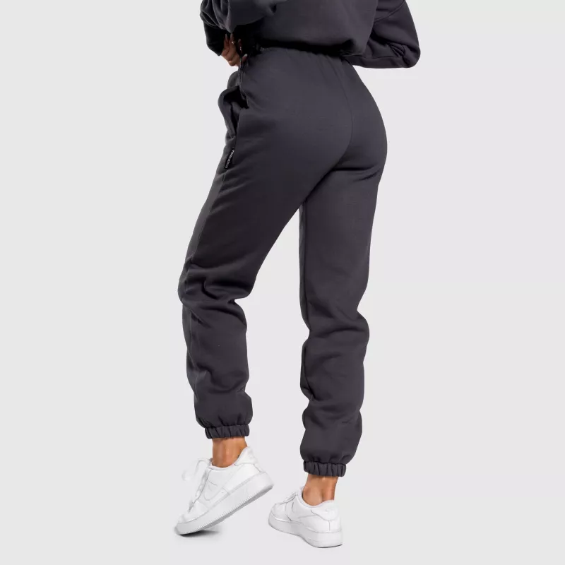 Női oversized melegítőnadrág Iron Aesthetics Simone, szürke-5