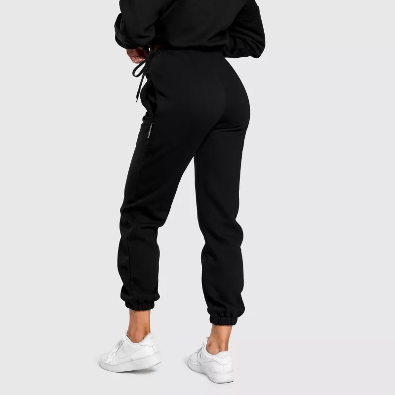 Női oversized melegítőnadrág Iron Aesthetics Simone, fekete-4