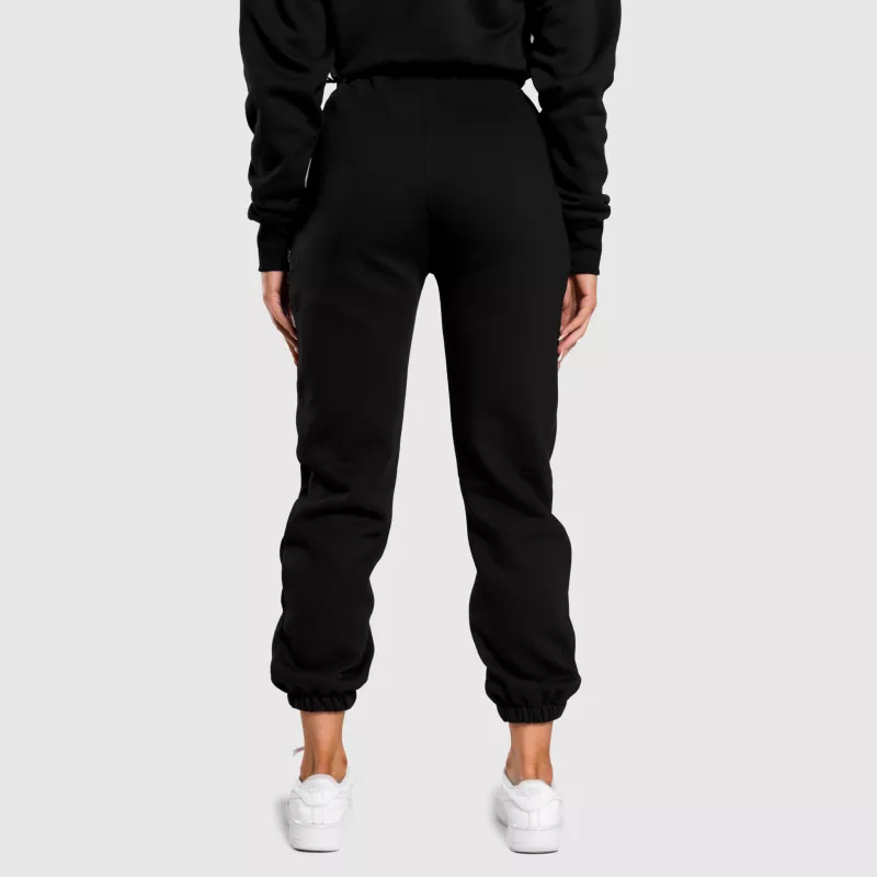 Női oversized melegítőnadrág Iron Aesthetics Simone, fekete-6