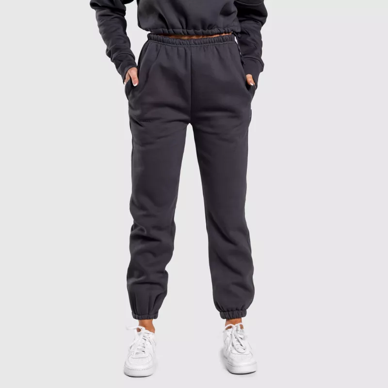 Női oversized melegítőnadrág Iron Aesthetics Simone, szürke-6