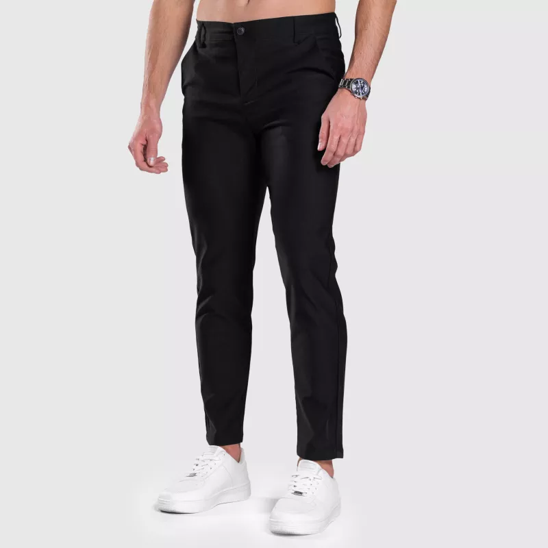 Sztreccs nadrág Iron Aesthetics Classy, fekete-6