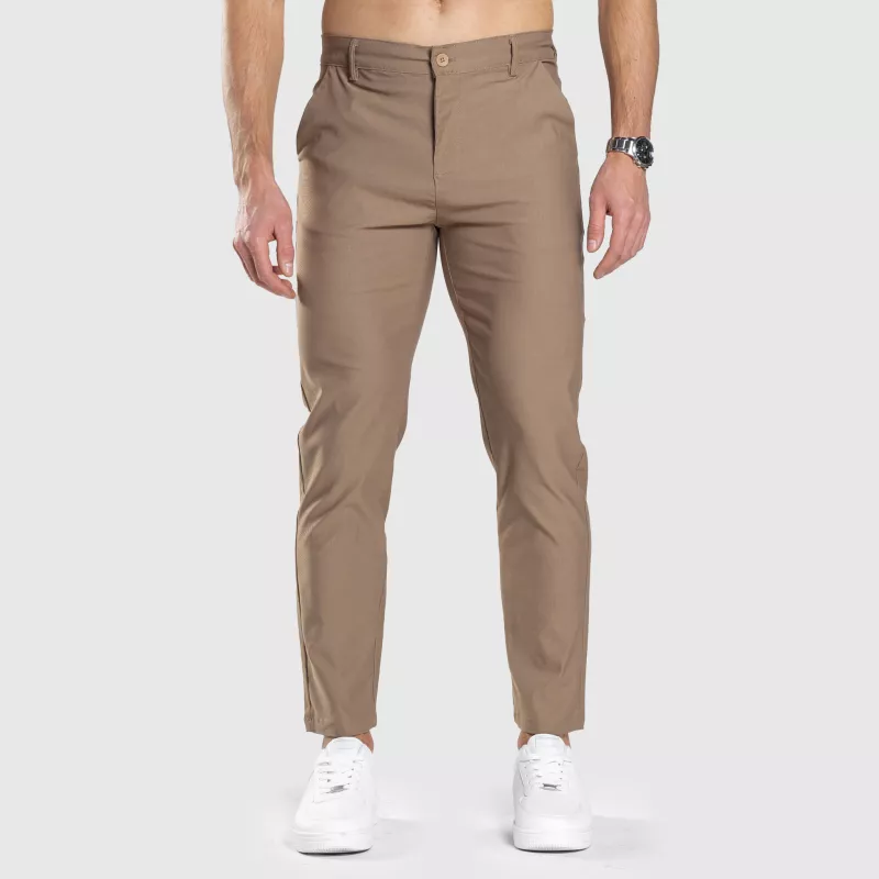 Sztreccs nadrág Iron Aesthetics Classy, barna-4