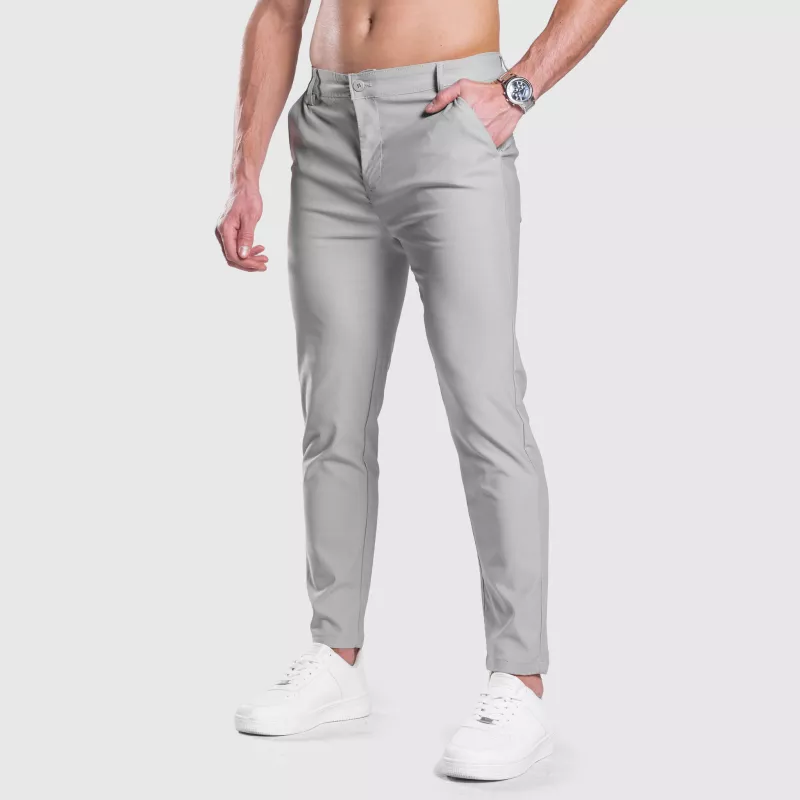 Sztreccs nadrág Iron Aesthetics Classy, szürke-3