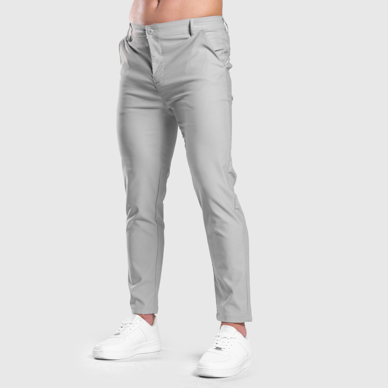 Sztreccs nadrág Iron Aesthetics Classy, szürke · záber 10