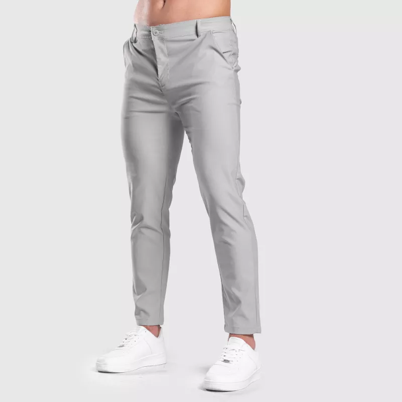 Sztreccs nadrág Iron Aesthetics Classy, szürke-10