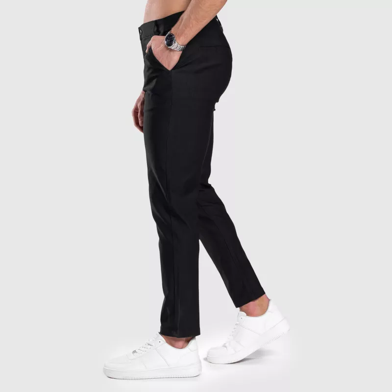 Sztreccs nadrág Iron Aesthetics Classy, fekete-4