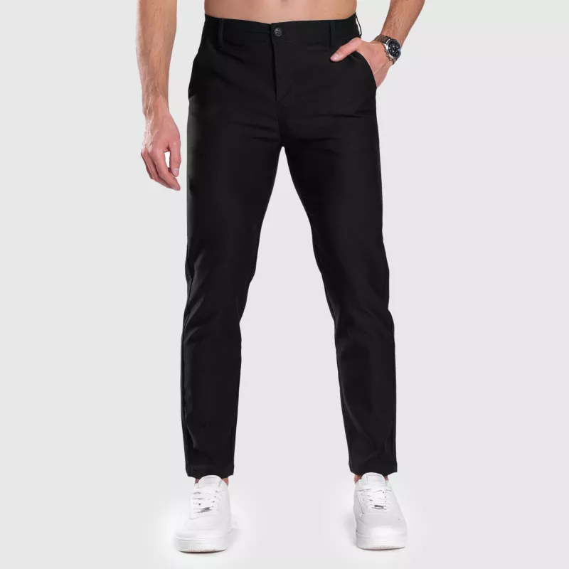 Sztreccs nadrág Iron Aesthetics Classy, fekete-1