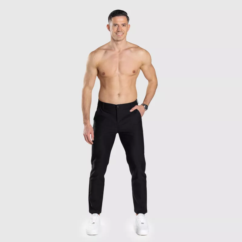 Sztreccs nadrág Iron Aesthetics Classy, fekete-10