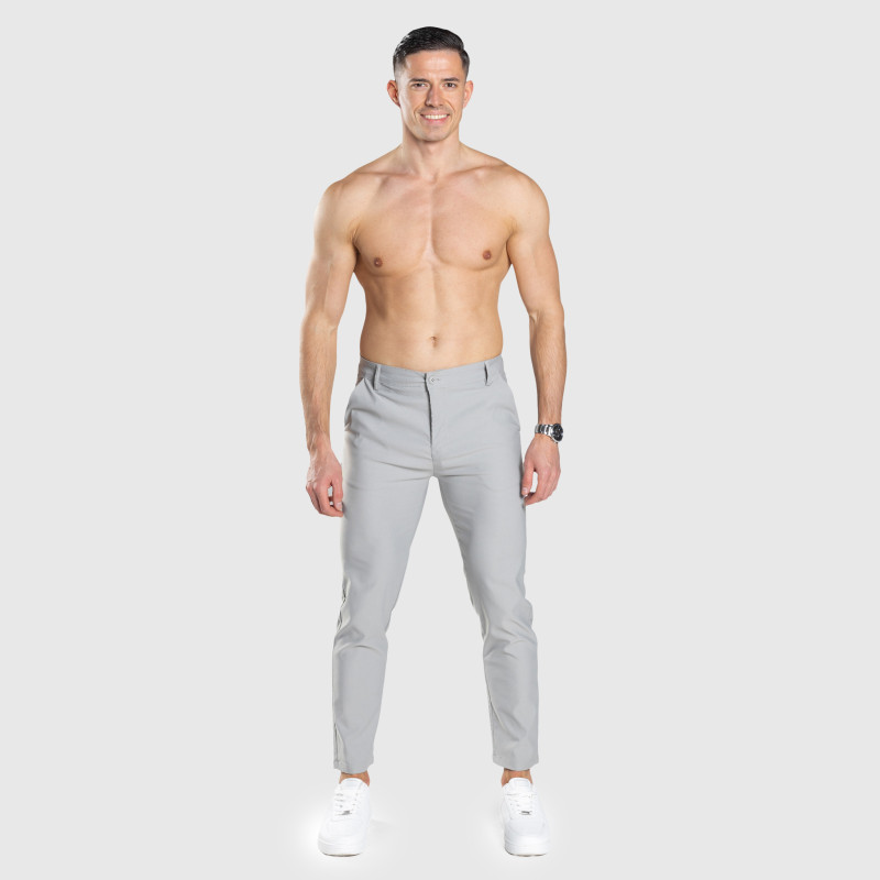 Sztreccs nadrág Iron Aesthetics Classy, szürke · záber 11