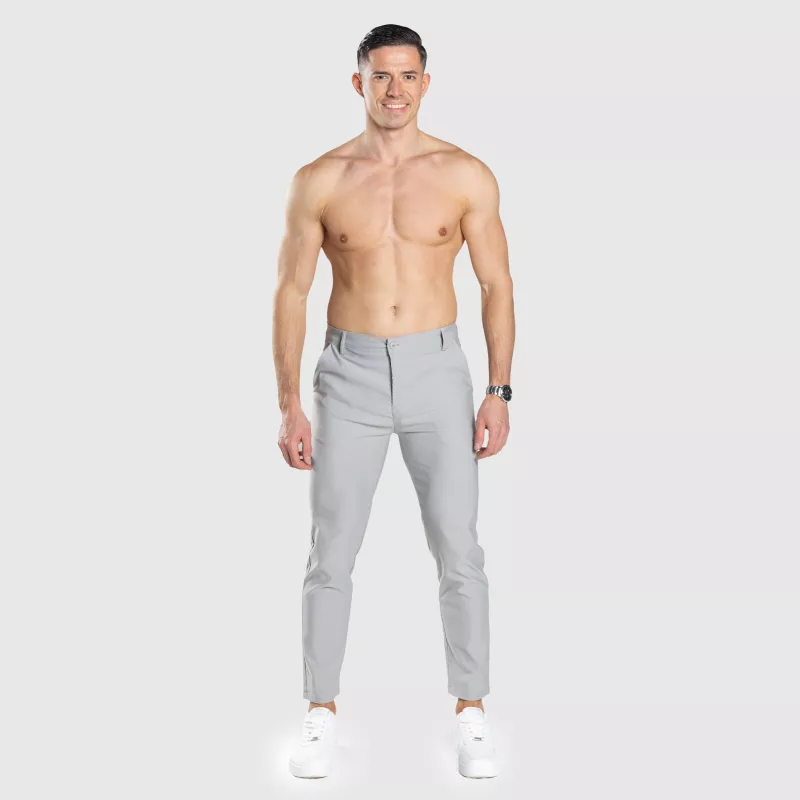 Sztreccs nadrág Iron Aesthetics Classy, szürke-11