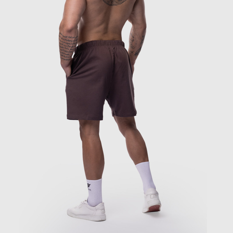 Férfi pamut short Iron Aesthetics Ambition, lila · záber 6